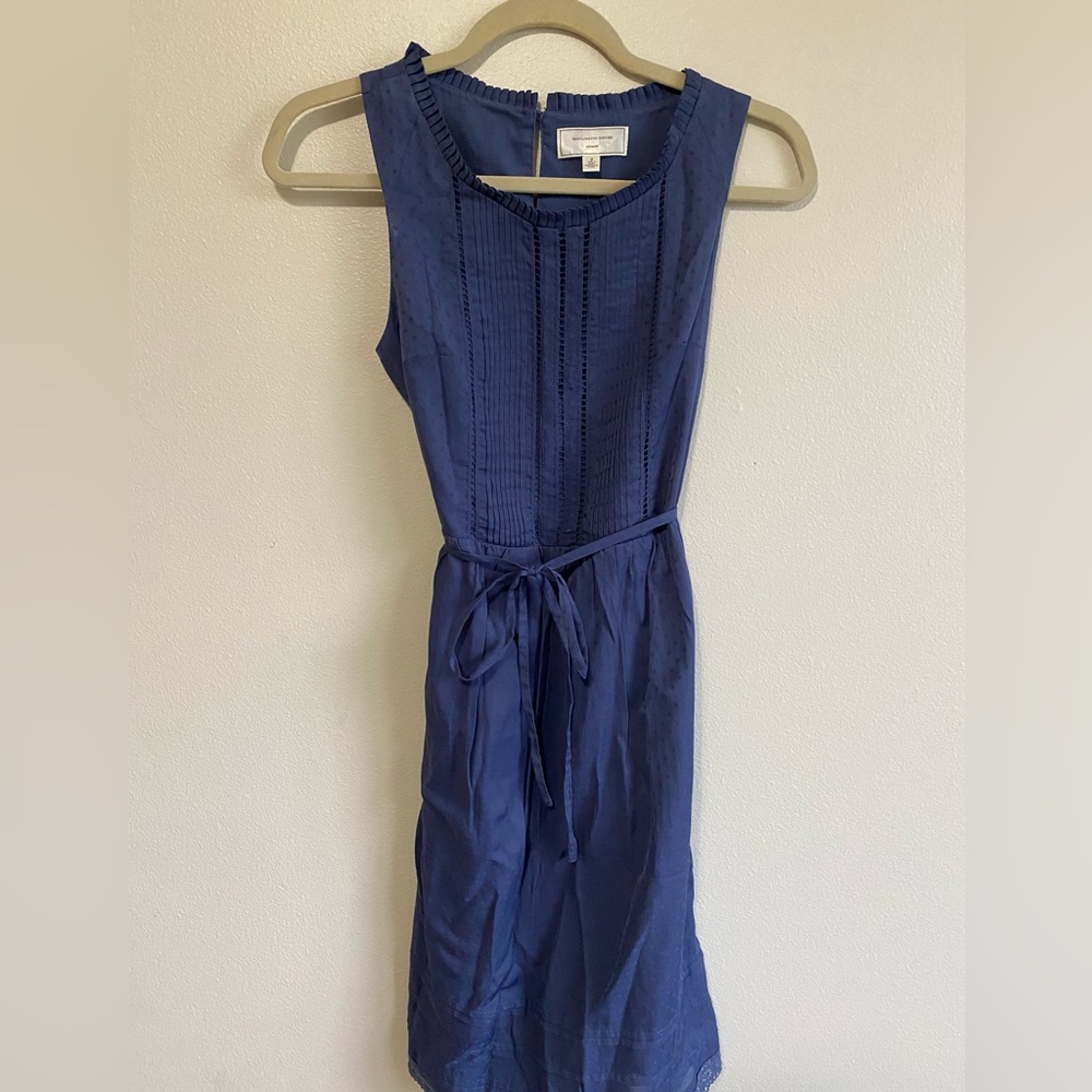 Anthropologie Moulinette Souers Pintuck Sleeveless Dress